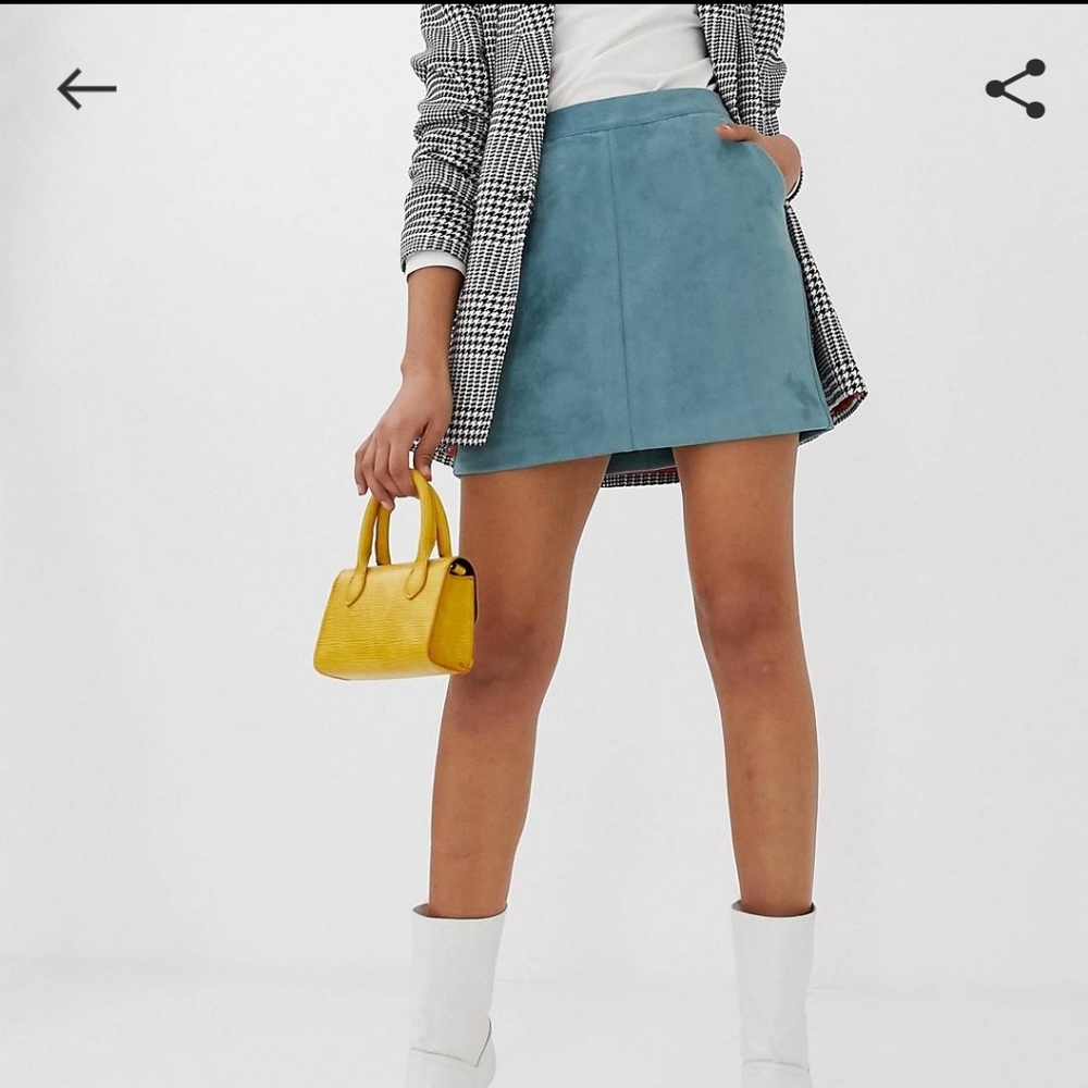 Vero Moda Faux Suede Skirt